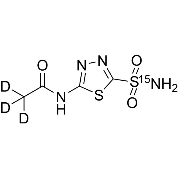 Acetazolamide-15N,d3 1261393-93-4